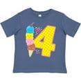thumbnail image 3 of Inktastic Ice Cream Fourth Birthday Pink Boys or Girls Toddler T-Shirt, 3 of 5