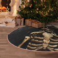 thumbnail image 4 of Salouo Duck Bones Christmas Tree Skirt 48" Farmhouse Christmas Decorations Snowman Xmas Tree Skirt Tree Mat for Holiday Party Decor, 4 of 8