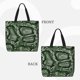 thumbnail image 2 of Easygdp Green Snakeskin Bolsa Tote para Mujer, Bolso de Hombro para Trabajo, Playa, Viajes, Compras y Supermercado, 2 of 7
