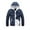 Navy, variant on qucoqpe Womens 2025 Winter Causal Thermal Color Block Long Sleeve Puffer Down Jackets Full Zip Up Hooded Parkas with Zipper Pockets