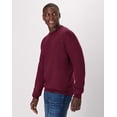 thumbnail image 4 of Hanes Ultimate Men's Heavyweight Fleece Crewneck Sweatshirt Maroon 3XL, 4 of 4