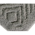 thumbnail image 3 of Better Trends Trier 2 Piece Poly-Cotton Tufted Bath Rug with Non-Slip Backing - Gray, 3 of 3