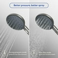 thumbnail image 4 of Hai Hsbtlo 1.8 GPM Multi Function Smart Hand Shower - Stainless Steel / Persimmon, 4 of 6