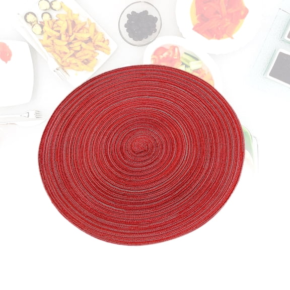 ULTNICE Table Placemat Red 1Pcs 15.7x15.7x0.08In