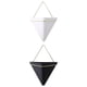 thumbnail image 1 of de Pared Triangur Geométrica de Montaje en Pared 2pc negro s Macarena Plantador colgante, 1 of 5