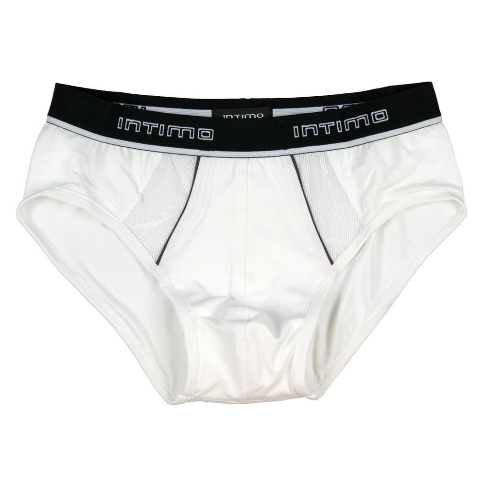 Intimo - Intimo Mens White Briefs Underwear Small - Walmart.com ...