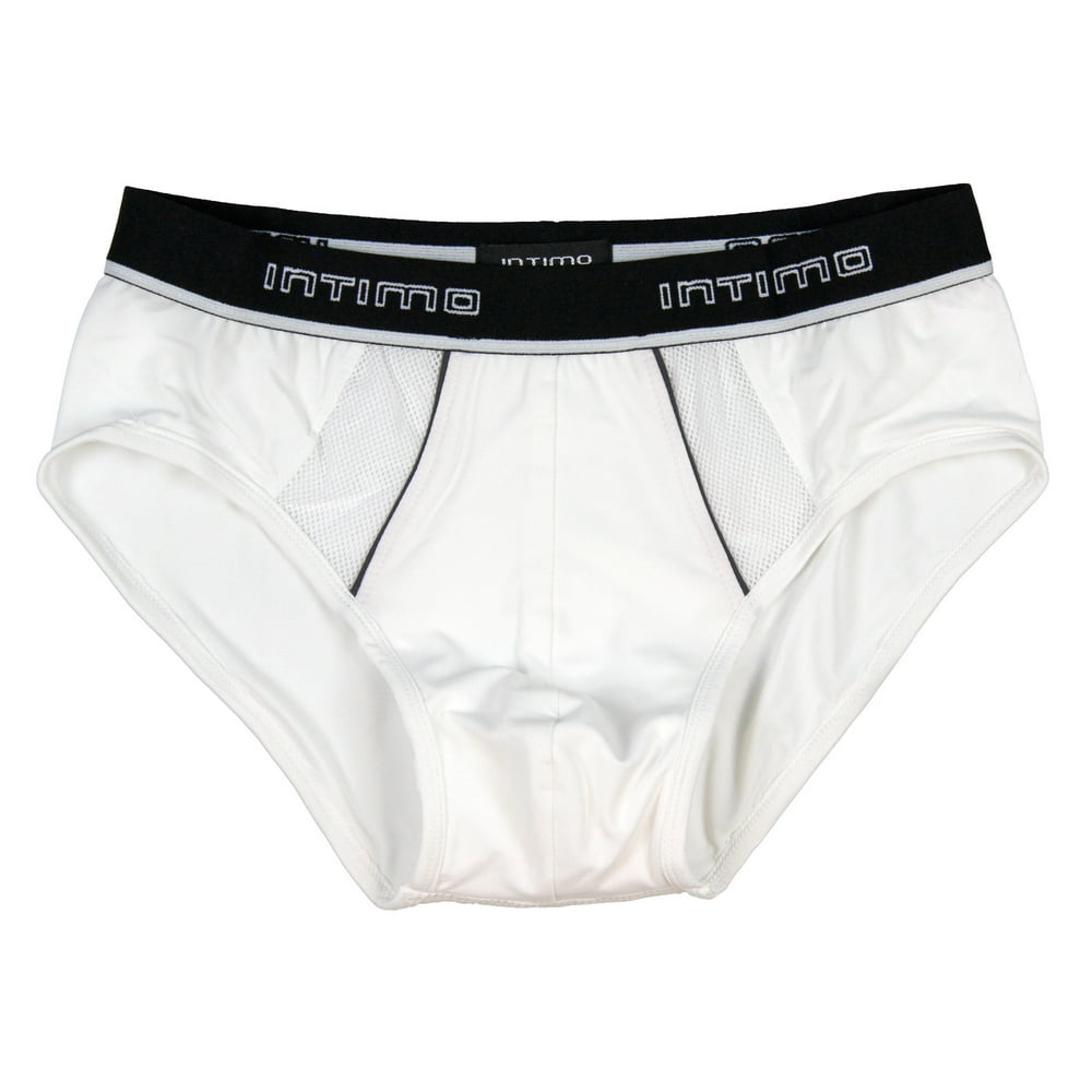 Intimo Intimo Mens White Briefs Underwear Small