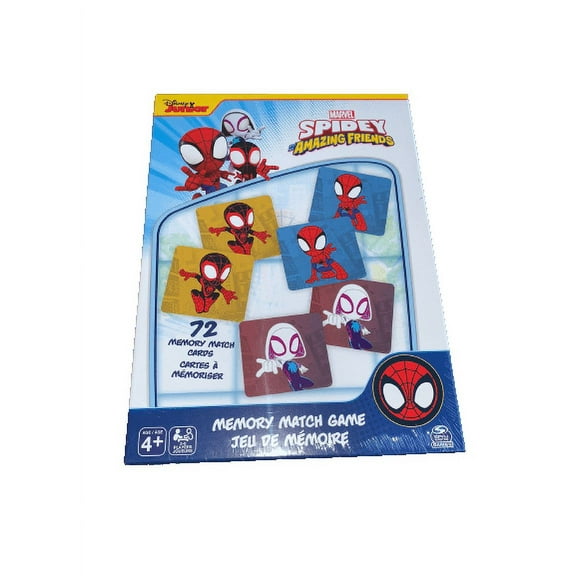 Disney Marvel Spider-Man, Spidey and his Amazing Friends Memory Match Game 72 Pieces