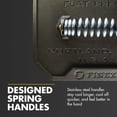 thumbnail image 4 of FINEX 8" Grill Press - Cast Iron Press for Grilling - Superior Heat Retention - Even Cooking - Versatile Grill Press - Pre-Seasoned Cast Iron - Compatible with FINEX Skillets, Grill Pans & Griddle, 4 of 7