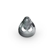 Unitron Open Domes ... Size = Medium ... Smokey Color