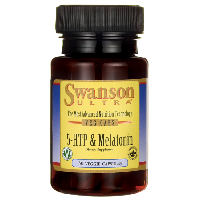 Swanson 5Htp & Melatonin 30 Veg Caps