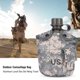 thumbnail image 4 of Cantina de Estilo militar Ecomeon, botella de agua de aluminio, Bolsa de camuflaje, Taza Quart, Capacidad 1L, Color Verde militar, 4 of 6