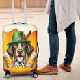 thumbnail image 4 of Best German Shorthaired Pointer Dad Proud Beer Lover Happy Oktoberfest Travel Luggage Cover GSP Lover Dog Gift Suitcase Dust Protective Decor - 02016, 4 of 5