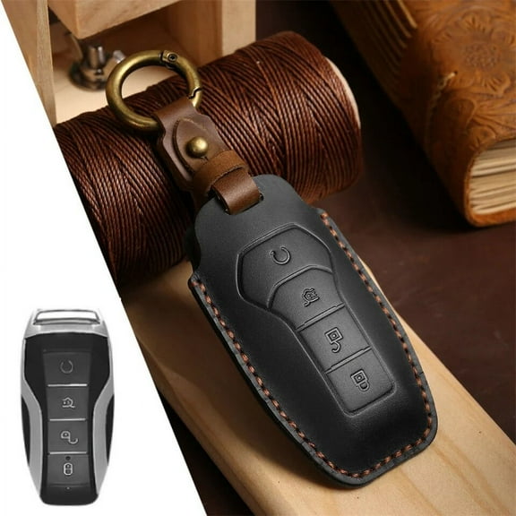Car Key Cover Smart Remote Key Case for BYD Tang DM 2018 Key Bag Auto Accessories Keychain Keyring Key Covers