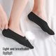 thumbnail image 4 of 4 Pairs Toe Socks For Women 5 Toes Unexposed Non-Slip Socks Low Cut Liner Invisible Toe Socks Separated Socks Black, 4 of 5