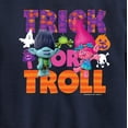 thumbnail image 3 of Trolls - Trick Or Troll Branch and Poppy - Toddler & Youth Crewneck Fleece Sweatshirt, 3 of 5