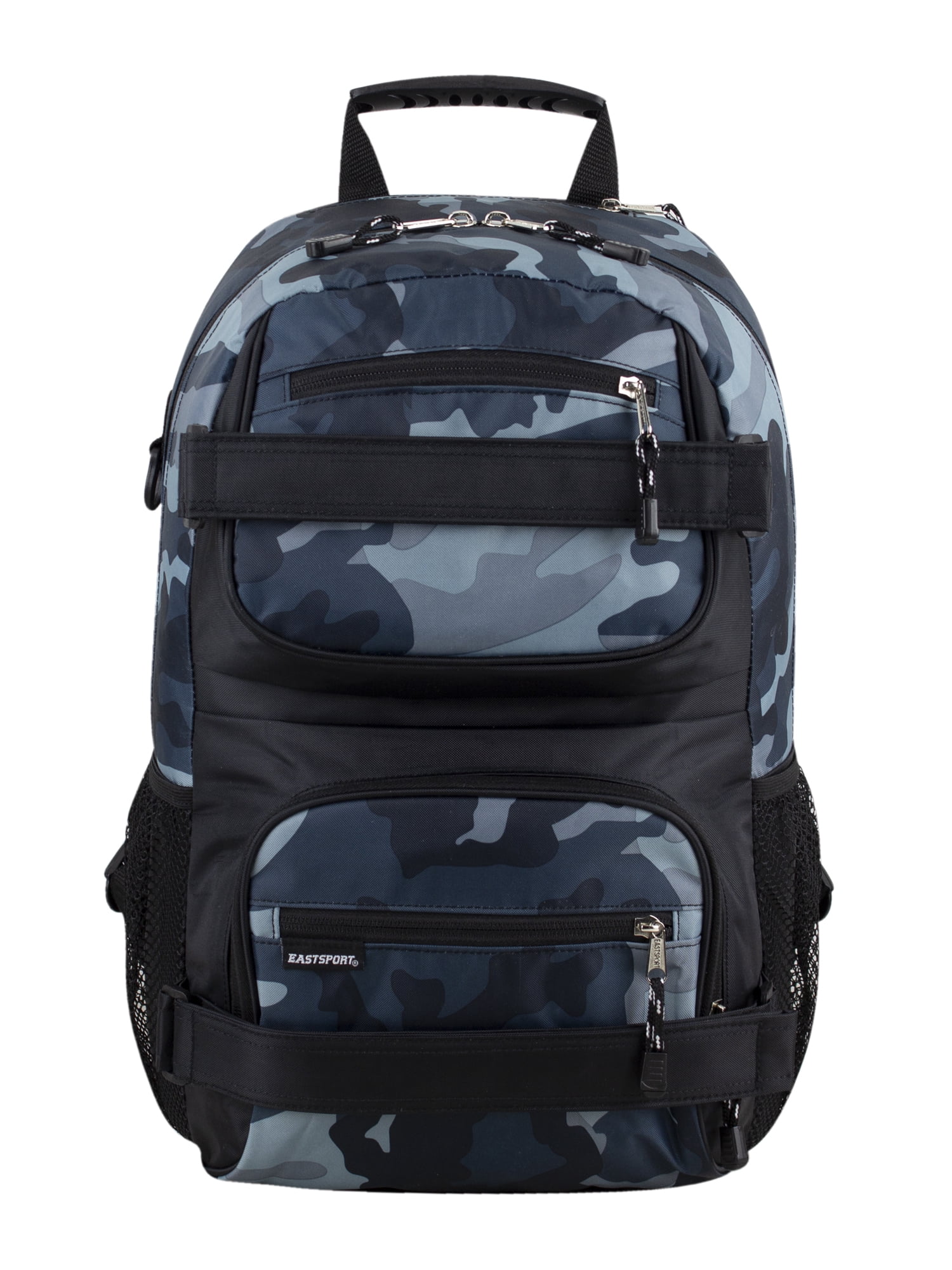 Eastsport Unisex Dual Strap Skater Backpack, Midnight Camo