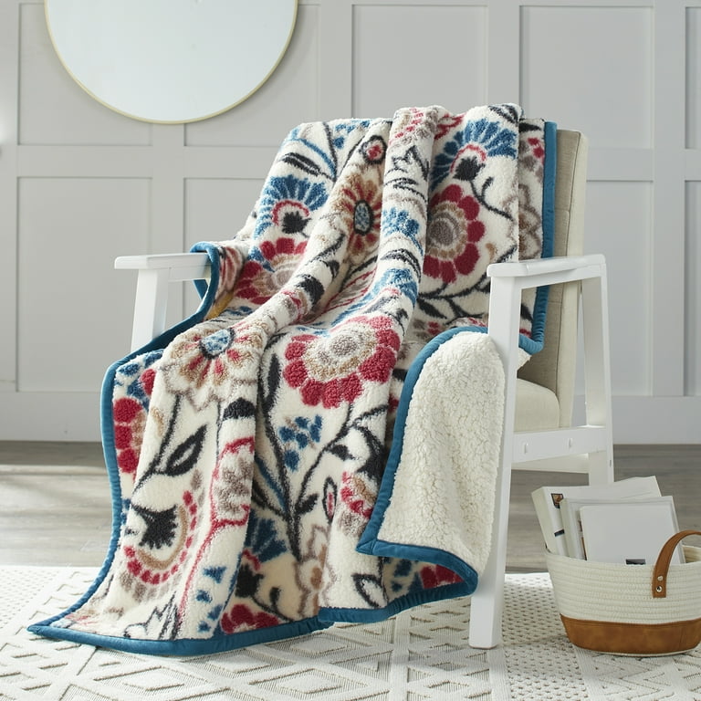 Better Homes Gardens Sherpa Throw Blanket 50 x 60