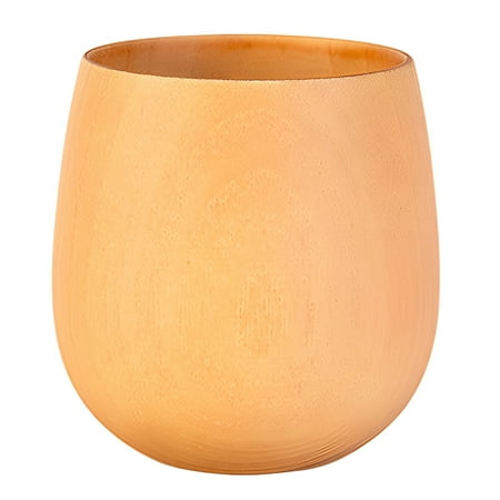 

Wooden Tea Cups Natural Solid Wood Water Cup Drinking Cup for Wine Milk Coffee Hot Drinks Type 9