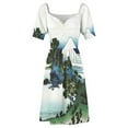 thumbnail image 5 of Shichirihama in Sagami Province by Katsushika Hokusai Sleeveless Dress elegant dress Summer women's clothing, 5 of 7