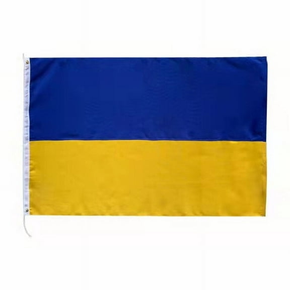 Ukraine Government Flag Sewn 600D Canvas Bunting 2x3 Feet