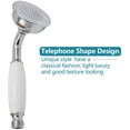 thumbnail image 2 of Handheld Showerheads, Solid Brass & Ceramics Hand Held Shower Rainfall Telephone Shape Design, 2 of 5