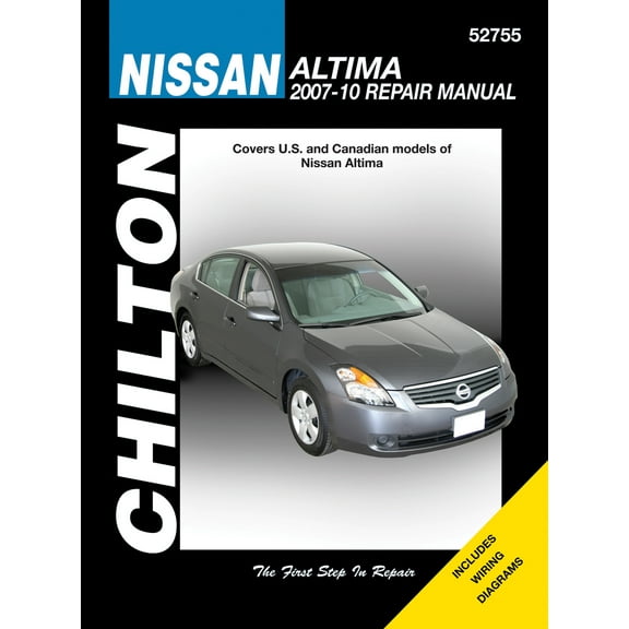 Nissan Altima (2007-10) (Does not include information specific to hybrid models) Chilton Repair Manual (USA) ^