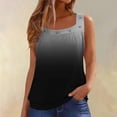 thumbnail image 2 of Bovemsi Women's Tanks & Camis Simple Small Ring Square Neck Vest Fashionable Casual Top Daily Commuting Black Camisole, 2 of 5