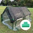 thumbnail image 3 of Greenhouse Clamps Film Row Cover Netting Hoop Clip Shading Net Rod Clip Greenhouse Clips Plastic Sturdy 100pcs, 3 of 8