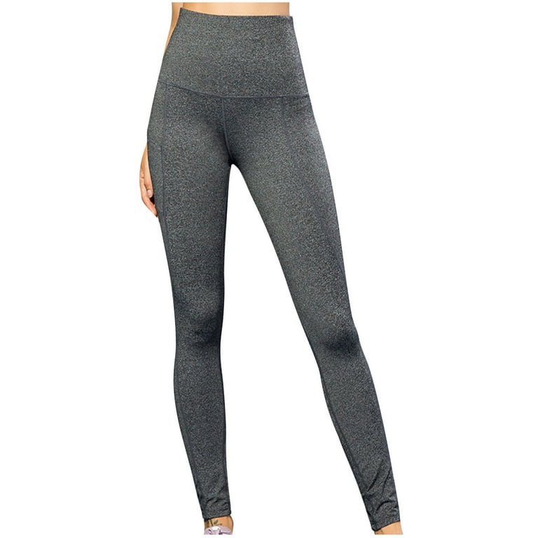 SELONE Leggings for Women with Pockets Pull On Yoga Pants Scrunch High  Waisted Workout Leggings Skinny Butt Lifting Solid Slim Fit Gym Leggings