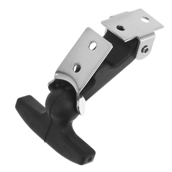 Hemoton Flexible Rubber Draw Latch T Handle Hasp Rubber Draw Latches For Hood Cooler Tool Marine Equipment Cabinet Boat Compartment Cargo Box