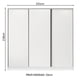 thumbnail image 3 of Ropero Closet Madesa Royale 3 Puertas Corredizas Blanco 1, 3 of 5