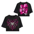 thumbnail image 3 of AJ Lee Merch Fans Women’s Crop Top – Short Sleeve Crewneck Streetwear Graphic Tee for Wrestling Fan Support Fashion Streetwear, 3 of 9