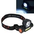 thumbnail image 1 of Linterna frontal para casco, linterna frontal LED COB recargable dual, linterna frontal impermeable diseñada para la perfección, 1 of 12