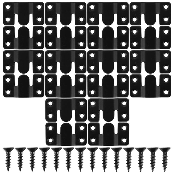 BESTYASH 10 Sets Heavy Duty Mirror Hangers Metal Hooks for Office Artwork Display
