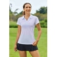 thumbnail image 5 of Pinspark Women Golf Shirt Short Sleeve Tennis Polo Pickleball Clothes Lightweight Golf Outfit, 5 of 8