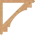 thumbnail image 3 of Ekena Millwork 3 1/2"W x 48"D x 48"H Merced Arts & Crafts Smooth Bracket, Western Red Cedar, 3 of 4