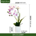 thumbnail image 4 of Ounissouiy Bonsái falso duradero con buena sensación de la mano para arreglos artesanales exquisitos artificiales no tóxicos Decoración del hogar BF2312089, 4 of 6