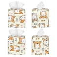 thumbnail image 5 of Rocae Cartoon Corgi for High-grade Leather Tissue Box, Exquisite Fashionable Design, Office Tissue Box, Waterproof Family Tissue Box, 5 of 8