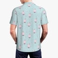 thumbnail image 3 of Balery Boba Milk Tea F Printed Men’s Short Sleeve Polo Shirt, Midweight Men's Shirt,Golf Polo shirts -Large, 3 of 8