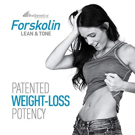 BioGenetic Labs Forskolin Lean & Tone - Weight Loss Pills - Body Toning Formula Fat Burner and Maintenance of Muscle Mass For Men and Women Appetite Suppressant - 60 Capsules - Vegetarian