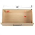 thumbnail image 4 of Better Home Products Liz Super Jumbo 4 Drawer Storage Chest Dresser Beech Maple, 4 of 8