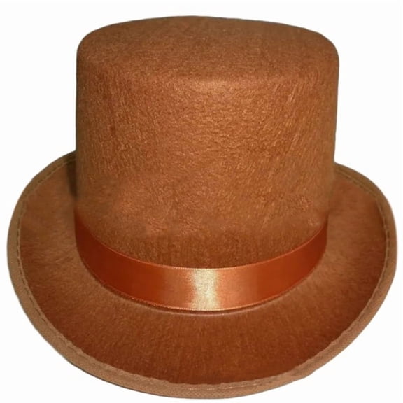 Roll Brims Tall Hat Flat Top Hat Unisex Magicians Hat Masquerades Headwear