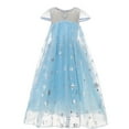 thumbnail image 2 of HAWEE Girls Snow Queen Sequin Elsa Princess Costume Dress with Accessories, 2 of 7