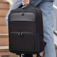 thumbnail image 4 of Men's Large Capacity Backpack, Suitable For 15.6in Computer With USB Charging Port And Luggage Strap, Fashion Travel Backpack, 4 of 5