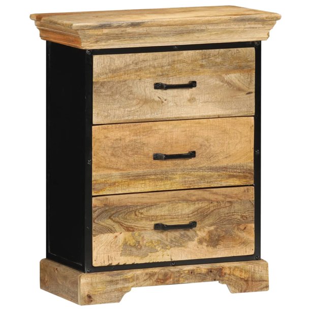 Vidaxl Chest Of Drawers 23 6 Quot X11 8 Quot X29 5 Quot Solid Mango Wood Walmart Com Walmart Com