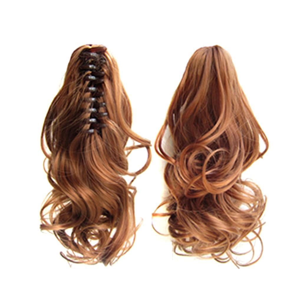 Claw Clip On Ponytail Thick Clip In Pony Tail Hair Extension As Human Piece