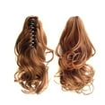 thumbnail image 4 of Claw Clip On Ponytail Thick Clip In Pony Tail Hair Extension As Human Piece, 4 of 9