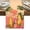 Orange, variant on Summer Beach Sunset Table Runner Tropical Palm Coastal Surfboard Flowers Tablerunners 13 x 36 Inch, Table Decorations Tabletop Scarf for Summer Gathering Holiday Farmhouse Kitchen Dining Decor