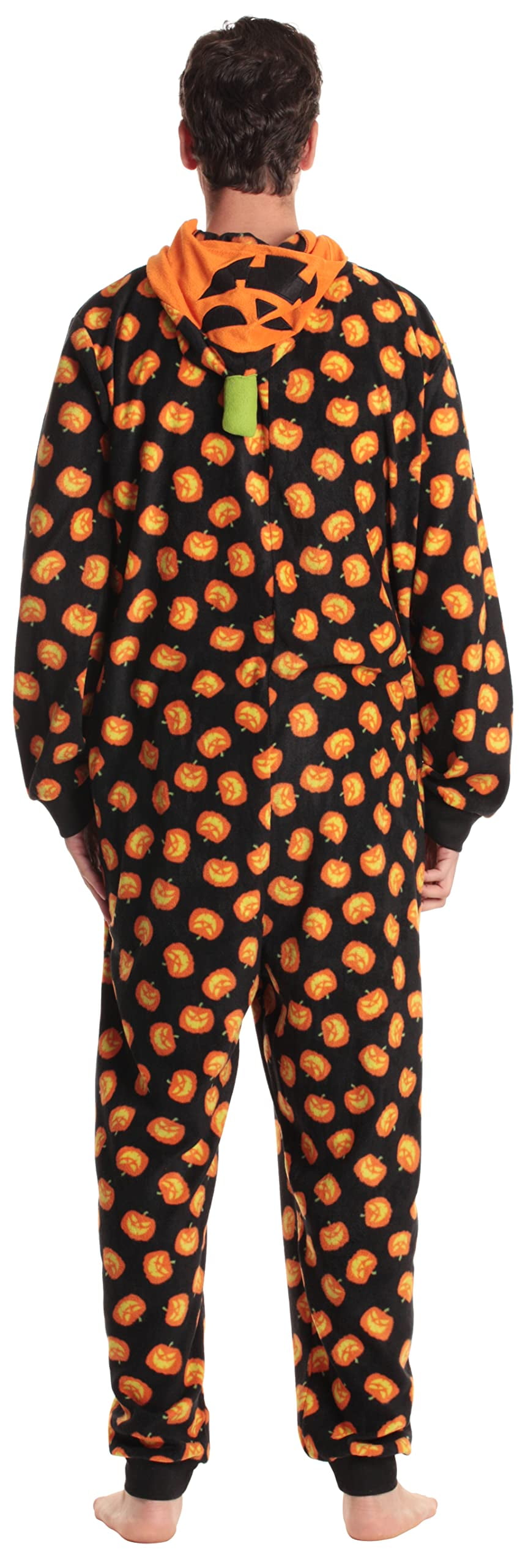 Just Love Men's Adult Onesie Mens Pajamas (Pumpkin Mens, XX-Large)